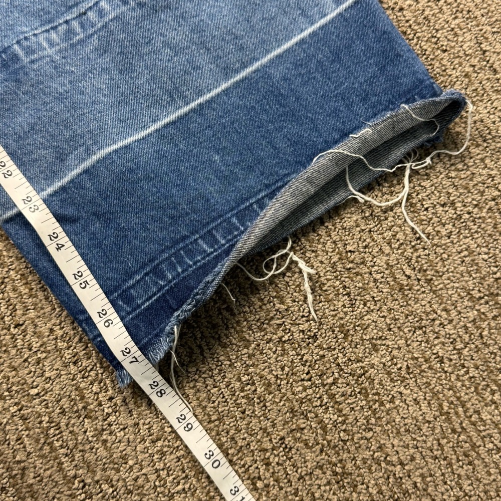 Veronica Beard Grant Wide Leg Crop High Rise Jeans Globetrotter Moon 29 - Picture 3 of 8
